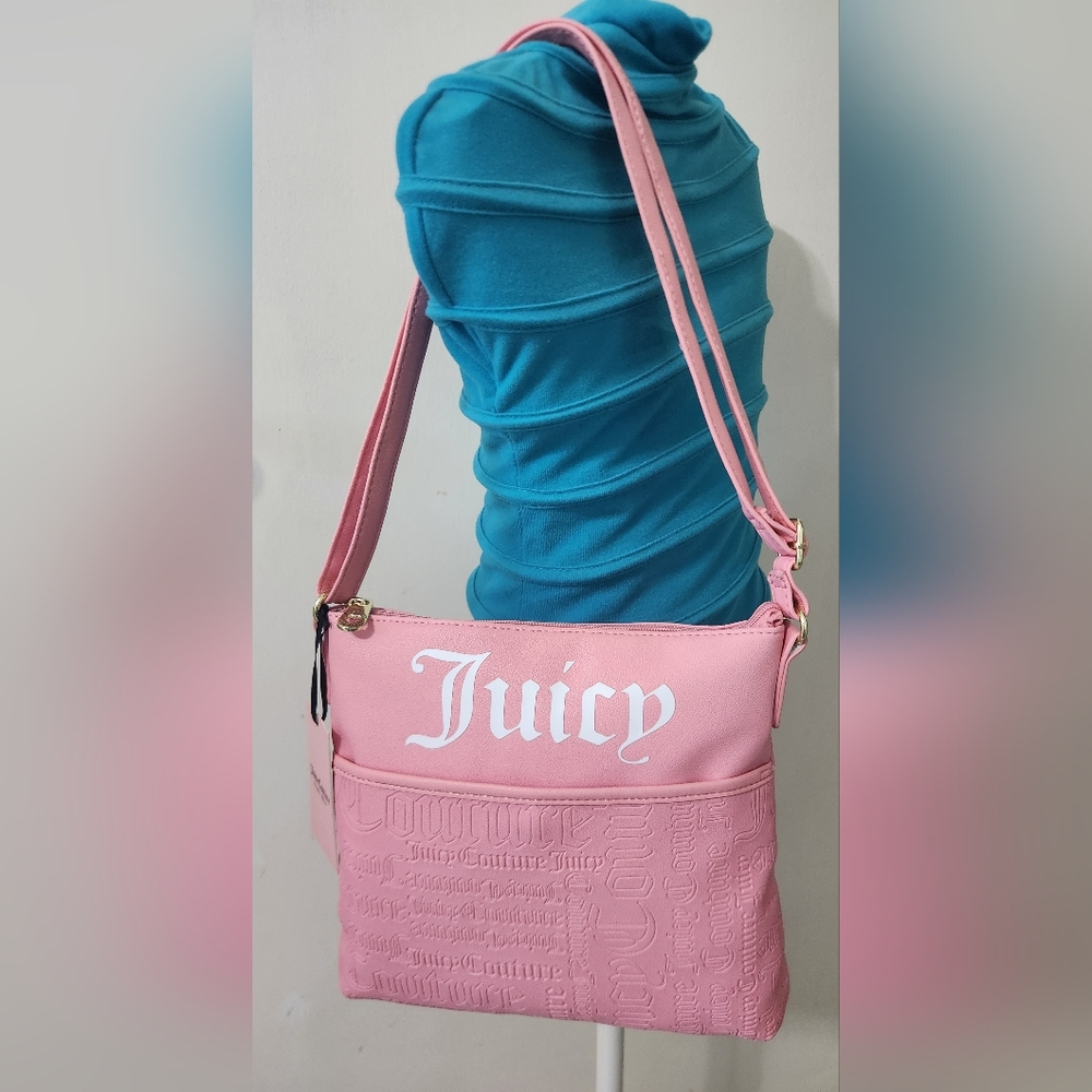 Juicy Couture Pink Icing Crossbody Adjustable Strap